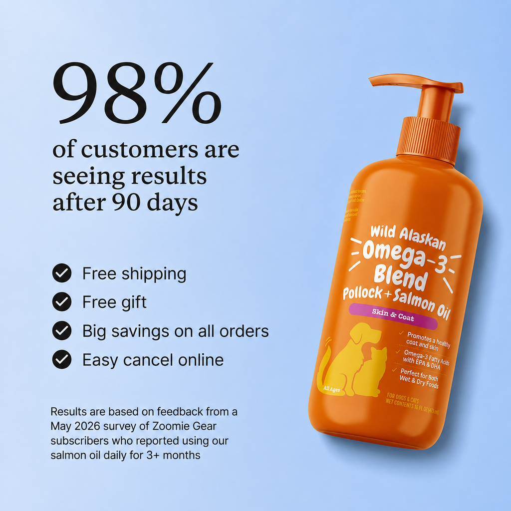 Salmon Oil for Dogs and Cats – Joint Support, Skin & Coat