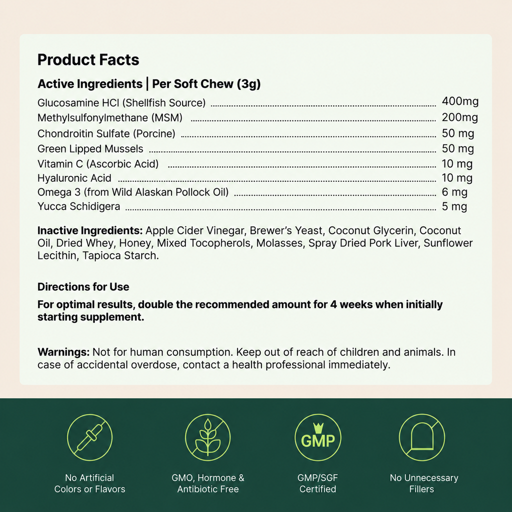 Hip & Joint Chews for Dogs
