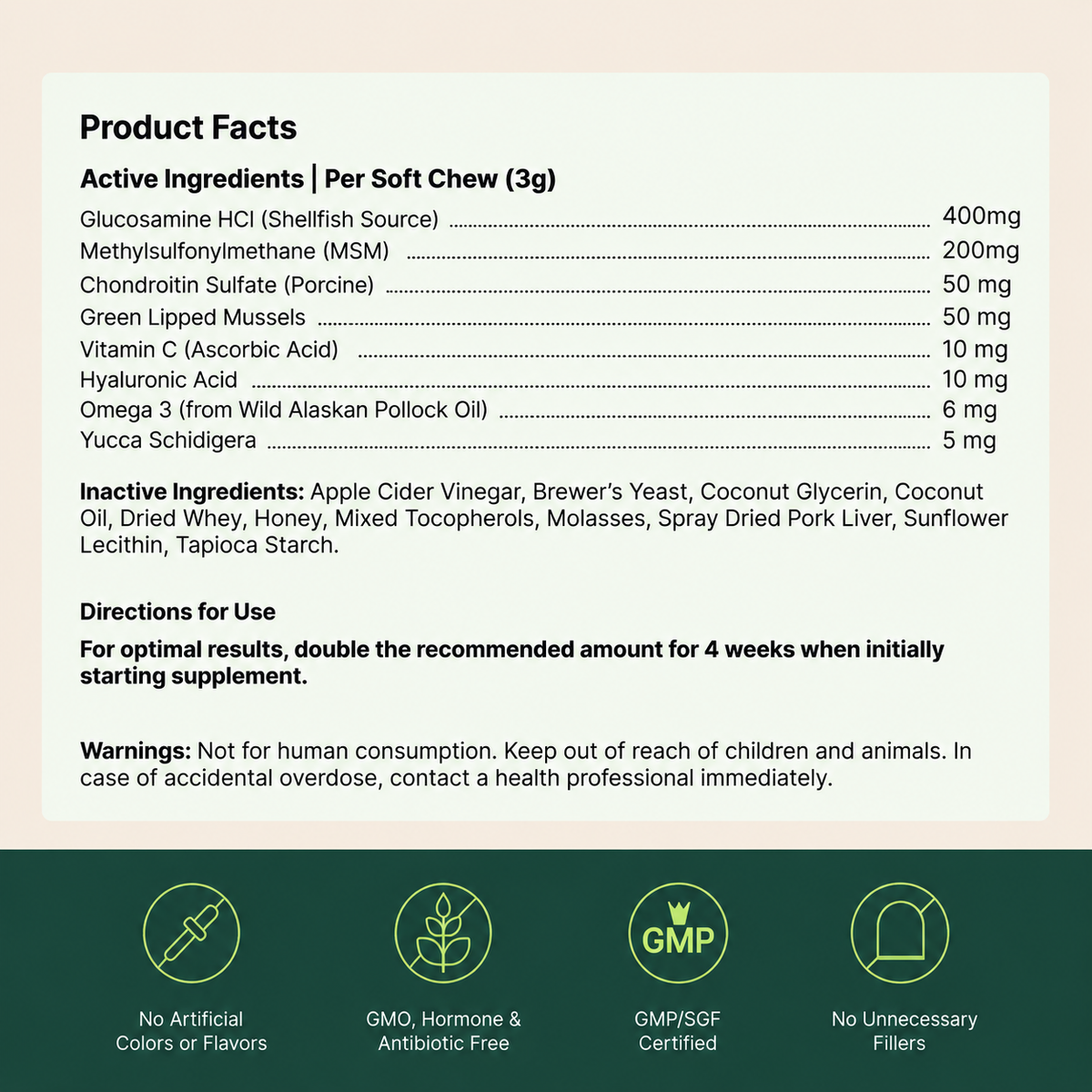Hip & Joint Chews for Dogs