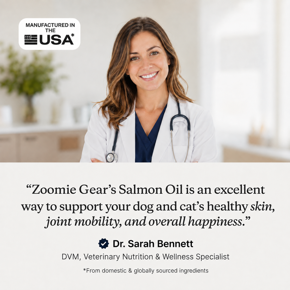 Salmon Oil for Dogs and Cats – Joint Support, Skin & Coat